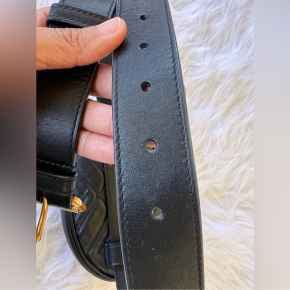 Authentic Gucci GG Marmont Belt Bag - Picture 8 of 13
